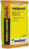 weber vetonit ultra fix клей для крупноформатных материалов 